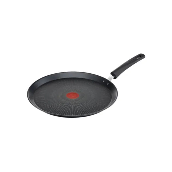 Tefal Unlimited Pancake Pan 25cm Non Electric G2553802 aluminium material heat indicator thermo signal titanium coating made in france