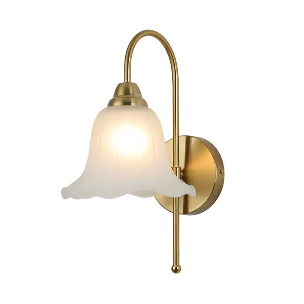 Tronic Classic Cone Frosted Glass Wall Light