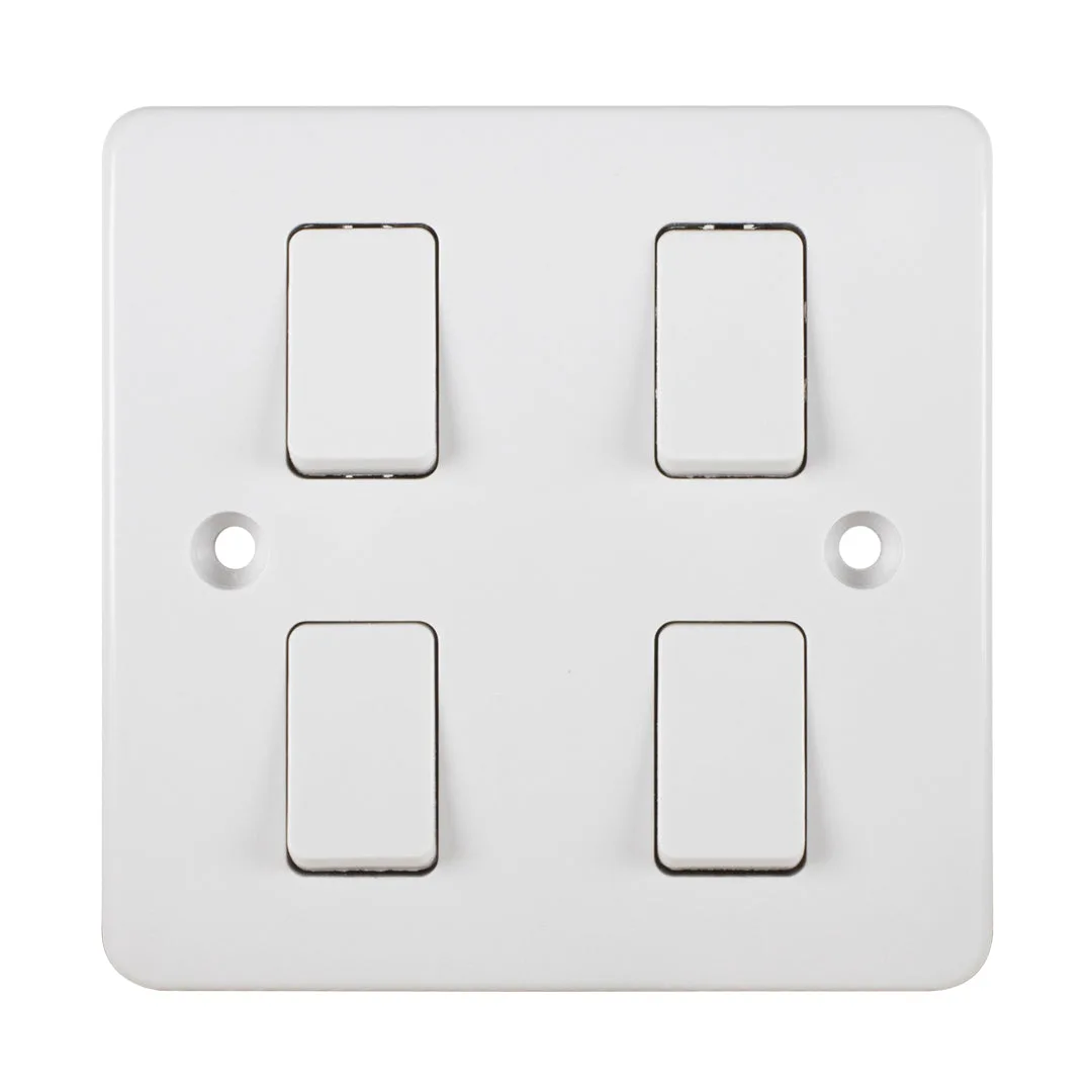 Tronic 4 Gang 2 Way Switch