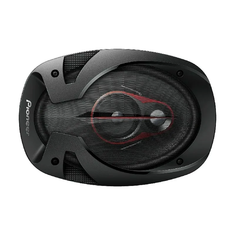 Pioneer Speaker, 6" X 9" 3 Way Speaker Set, 50W RMS, 31 Hz to 35 kHz Frequency Response, 92 dB Sensitivity, 4Ω Impedance TS-R6951A