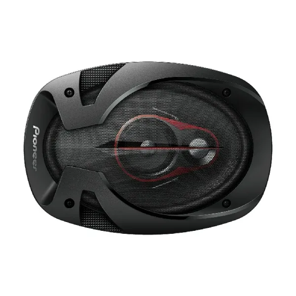 Pioneer Speaker, 6" X 9" 3 Way Speaker Set, 50W RMS, 31 Hz to 35 kHz Frequency Response, 92 dB Sensitivity, 4Ω Impedance TS-R6951A