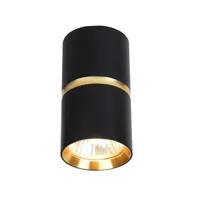 Tronic Ceiling Downlight Round Surface Mounted Black