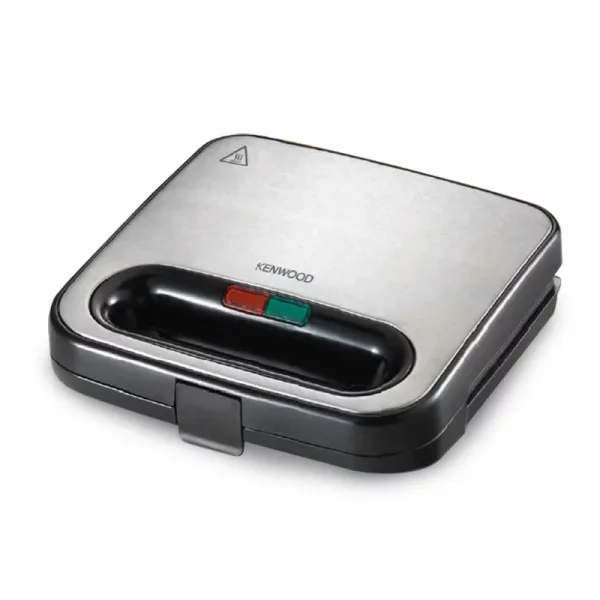 Kenwood Sandwich Toaster 2 Slice Nonstick 750w Smm00.000si - Non Stick Grill Plate Temperature Light Indicator Unique Squared Design