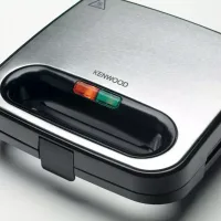 Kenwood Sandwich Toaster 2 Slice Nonstick 750w Smm00.000si - Non Stick Grill Plate Temperature Light Indicator Unique Squared Design