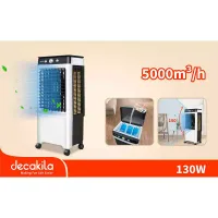 Decakila Air Cooler 30l Water Tank 3-4l Per Hour Evaporation Capacity 130w Kefc012w machinery control mode Voltage:220-240V 50Hz Air volume:5000m�/hour