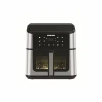 Nikai Air Fryer Digital, 8L 1500W, Non-Stick Digital Touch Control Fast & Even Cooking, Countertop, Hot Air Circulation naf1001dx