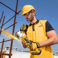 Ingco Cordless Angle Grinder Lithium-ion 20V with Brushless Motor CAGLI201158