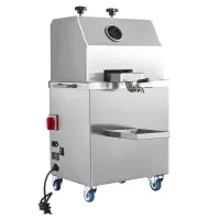 Commercial Electric Battery-Operated Sugar Cane Juicer, 200kg/hr Portable New Vertical Model, Professional 24V Cordless Sugar Cane Press WG-YF-T80N