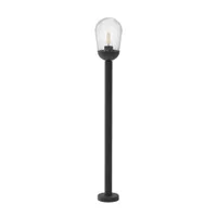 Tronic Aluminum Garden E27 Light With Clear Speckled Glass