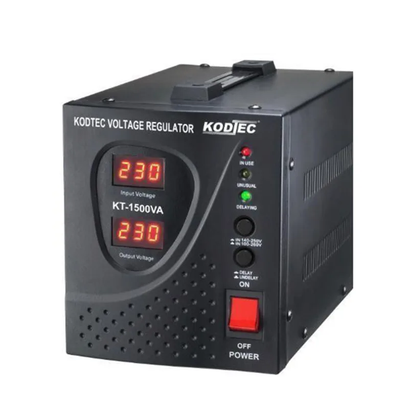 Kodtec Voltage Regulator Stabilizer 1500W KT-1500VA 2 Kodtec Voltage Regulator Stabilizer 1500W KT-1500VA