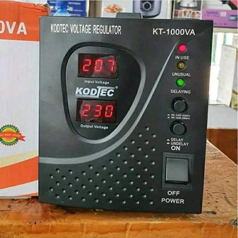Kodtec Voltage Regulator Stabilizer 1500W KT-1500VA 3 Kodtec Voltage Regulator Stabilizer 1500W KT-1500VA