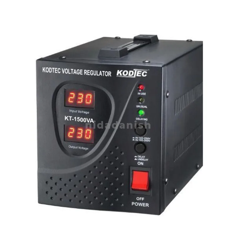 Kodtec Voltage Regulator Stabilizer 1500W KT-1500VA 1 Kodtec Voltage Regulator Stabilizer 1500W KT-1500VA