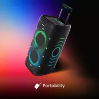 Hisense Party Speaker 620W, Bluetooth 5.4, 18-Hour Battery, Auracast™ Receiver, Party Thunder