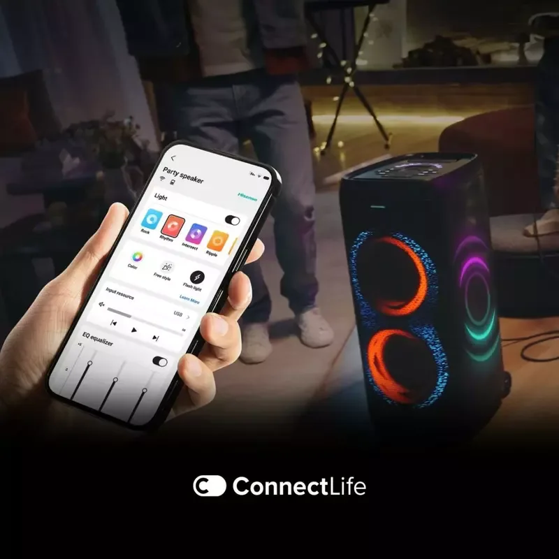 Hisense Party Speaker 620W, Bluetooth 5.4, 18-Hour Battery, Auracast™ Receiver, Party Thunder
