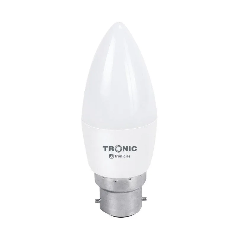 Tronic Candle LED 3 Watts Day Light B22 (Pin) Bulb