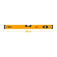 Ingco Aluminum Spirit Level 60cm with Aluminum Thickness 1mm HSL58060