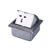 Tronic Single Floor Socket with 1 Data Port
