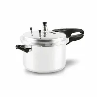 Decakila Pressure Cooker 5.5l Outer Lid Aluminium Ergonomic Bakelite Handle Kmer018m