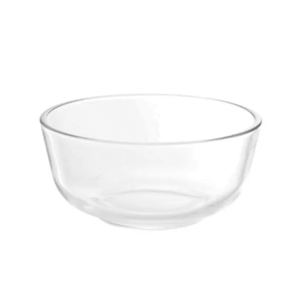 Ocean Assurance Bow 1Pc l 4.5" � Elegant Clear Glass Serving Bowl for Desserts, Salads & Snacks 1P00723