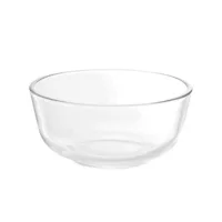 Ocean Assurance Bow 1Pc l 4.5" � Elegant Clear Glass Serving Bowl for Desserts, Salads & Snacks 1P00723