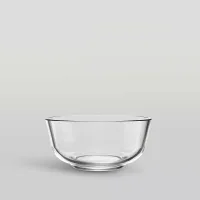 Ocean Assurance Bow 1Pc l 4.5" � Elegant Clear Glass Serving Bowl for Desserts, Salads & Snacks 1P00723