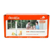 Decakila Hand Blender Cordless 60W 1500 mAh 7.4 V battery KMJB037W
