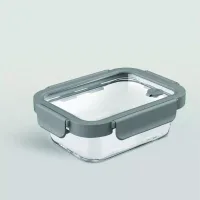 Ocean Rego Food Container Box, Rectangle, Arctic Grey 640ml 4GP001C022C03