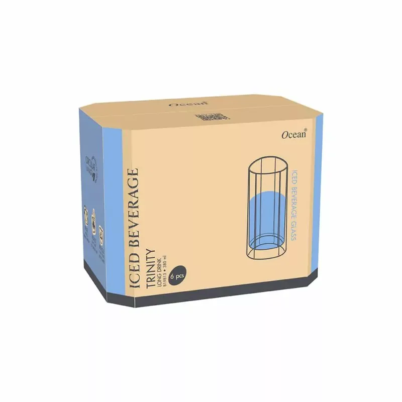 Ocean Glass 6pcs Trinity Long Drink 380ml 3B1981306G0002