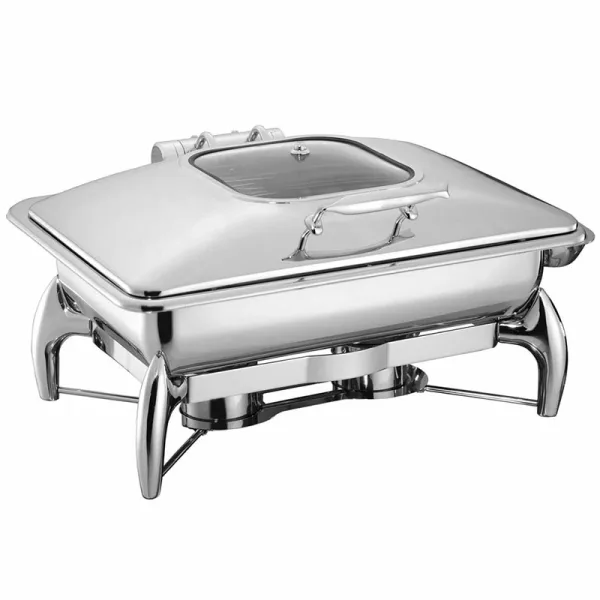 Nadstar Chaffing Dish 9L Induction with Glass Top 1011L