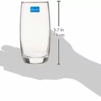 Ocean Glass 6pcs Ivory Hi Ball 370ml Drink Tumbler 1B13013