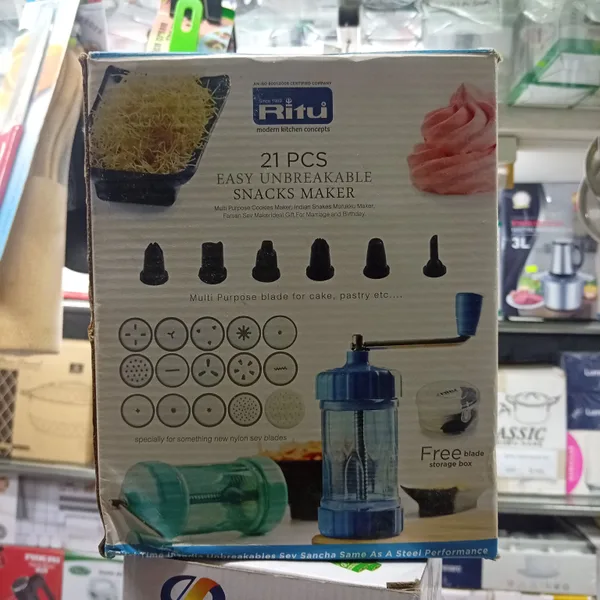 Ritu 21pcs Easy Unbreakable Snacks Maker