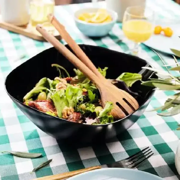 Luminarc Carine Noir Bowl 27cm Black, (Pack of 6pcs)