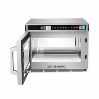 Commercial Electric Industrial Heavy-Duty Microwave Oven 17L, 1800W Ultra High-Power, Professional Dual-Magnetron Flatbed Oven WG-1718HM1E