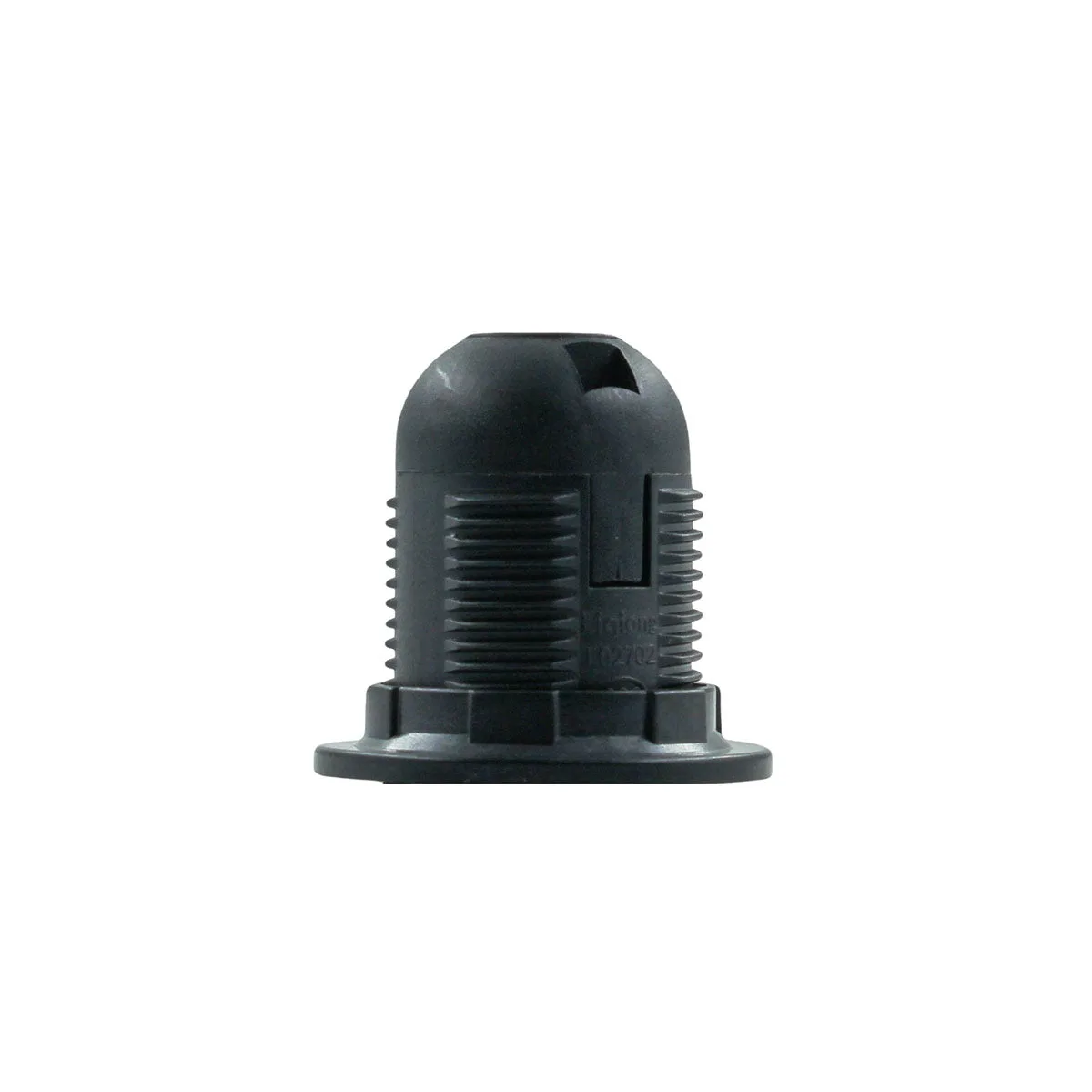 Tronic Holder Full Thread E27 Black