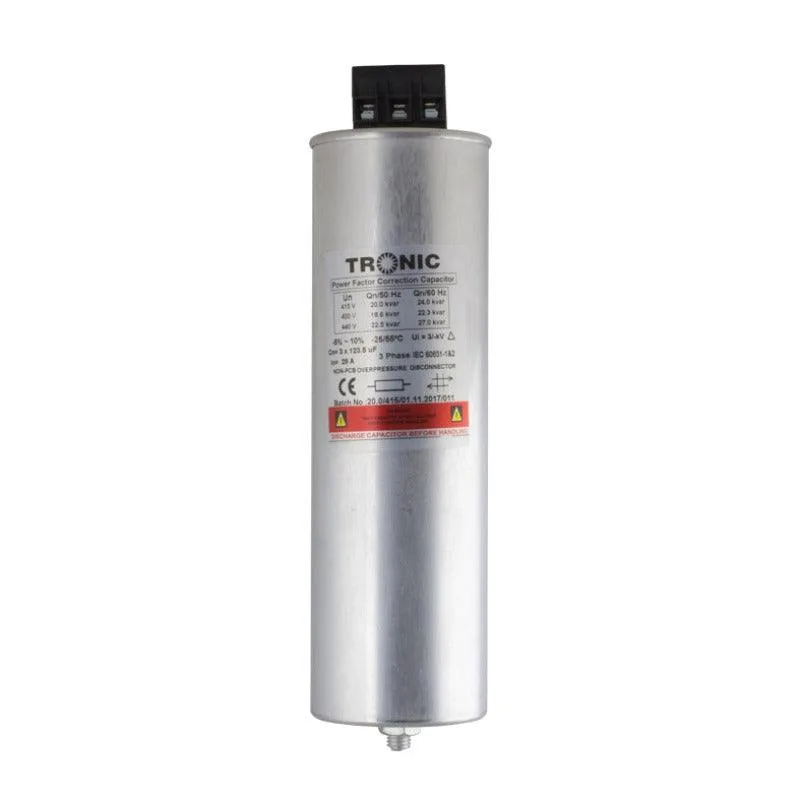 Tronic Capacitor Cylindrical 20KVAR