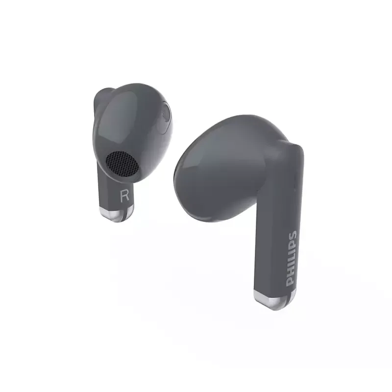 Philips True Wireless Bluetooth Earbuds, 21H Playtime, Touch Control, IPX4 Splash/Sweat Resistant TAT1158BK/97