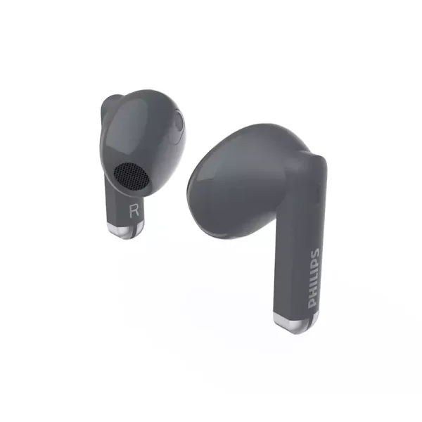 Philips True Wireless Bluetooth Earbuds, 21H Playtime, Touch Control, IPX4 Splash/Sweat Resistant TAT1158BK/97