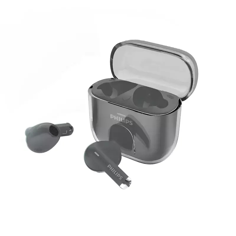Philips True Wireless Bluetooth Earbuds, 21H Playtime, Touch Control, IPX4 Splash/Sweat Resistant TAT1158BK/97