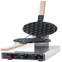 Commercial Electric Egg Waffle Baker, 1.4kW Professional Bubble Waffle Maker, Industrial Hong Kong Style Waffle Machine WG-HF-QQ11