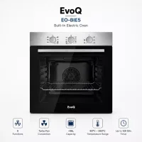 EvoQ Electric Oven 5 Functions Turbo Fan Turkey EO - BIE5