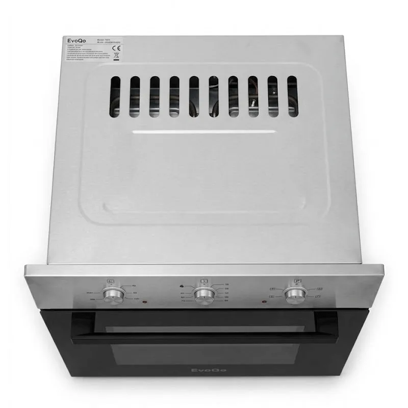 EvoQ Built-In Electric Oven 5 Functions with Turbo Fan, Digital Display & Made in Turkey EO-BIE5