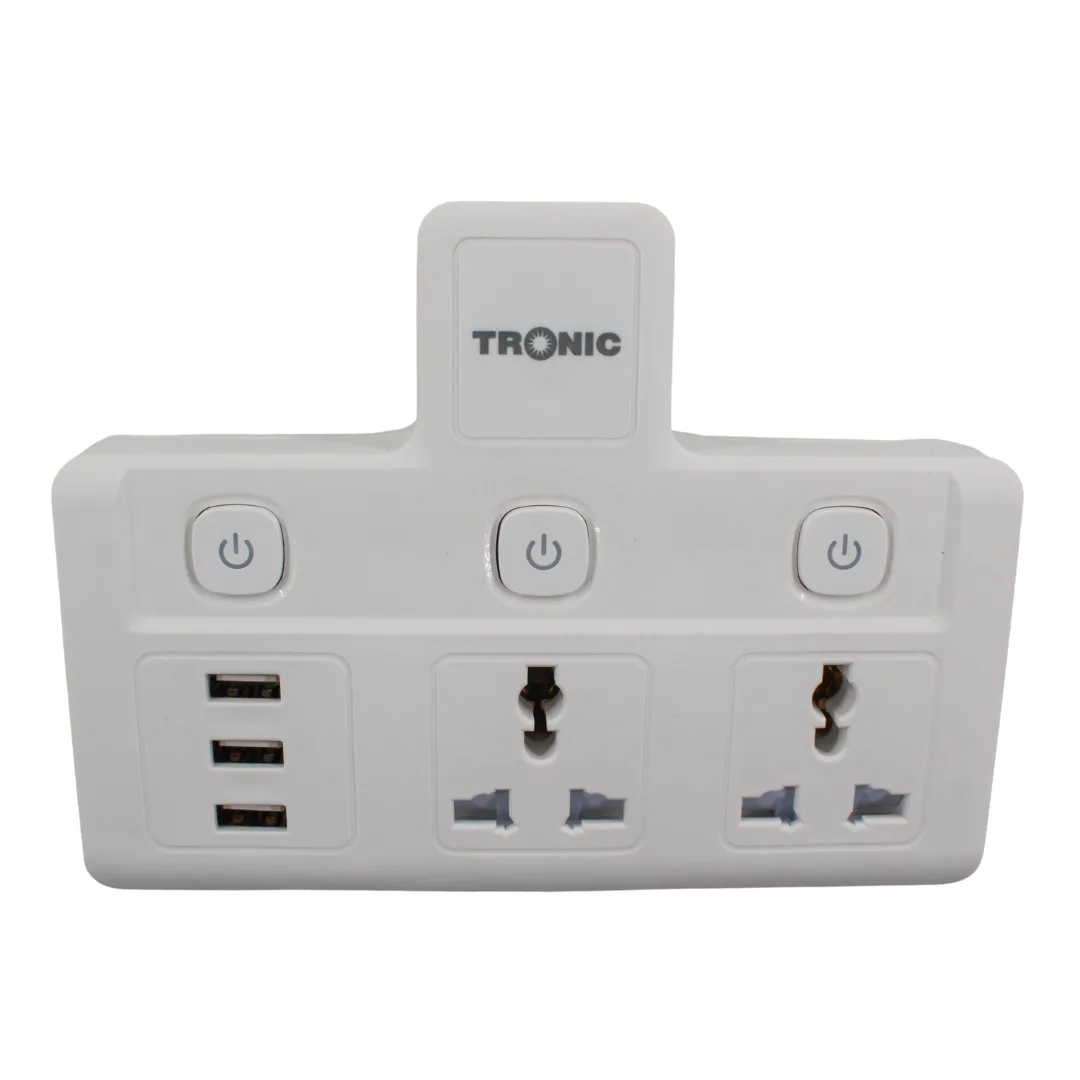Tronic Multi Socket Adaptor With USB