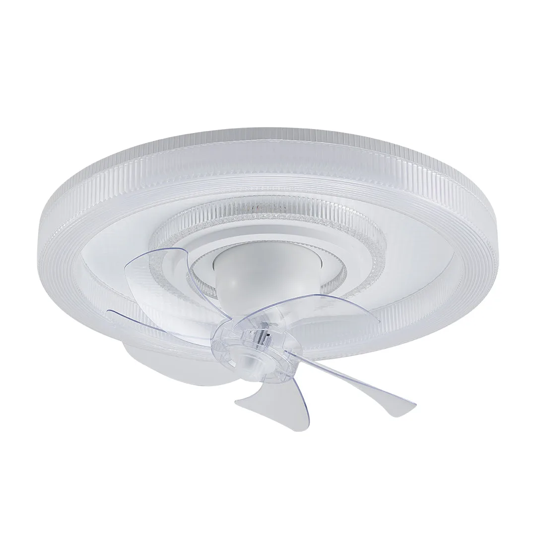 Tronic Ceiling Light Fan - Transparent Blade, 480x140mm