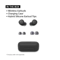 Sony Wireless Bluetooth Earbuds with Mic, Noise Cancelling, 10 Hours Playback, Quick Charge, IPX4 Rating WF-C510