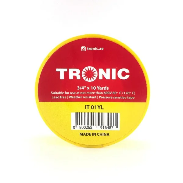 Tronic Insulation Tape 10 Yard - Yellow
