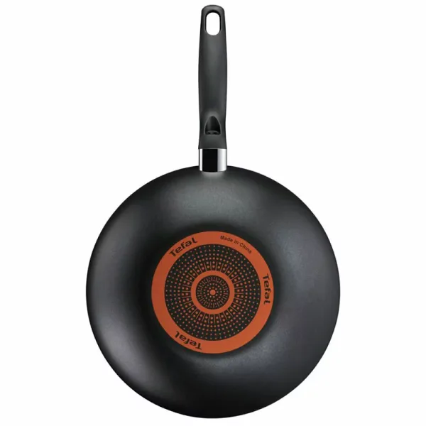 Tefal Super Cook Wokpan 28cm Non Electric B4591684 aluminium material heat indicator thermo signal powerglide coating