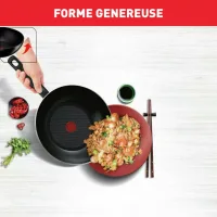 Tefal Super Cook Wokpan 28cm Non Electric B4591684 aluminium material heat indicator thermo signal powerglide coating