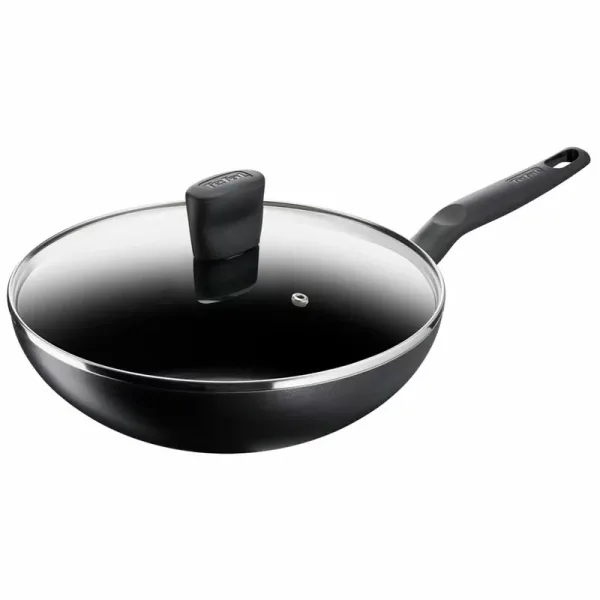 Tefal Super Cook Wokpan 28cm Non Electric B4591684 aluminium material heat indicator thermo signal powerglide coating