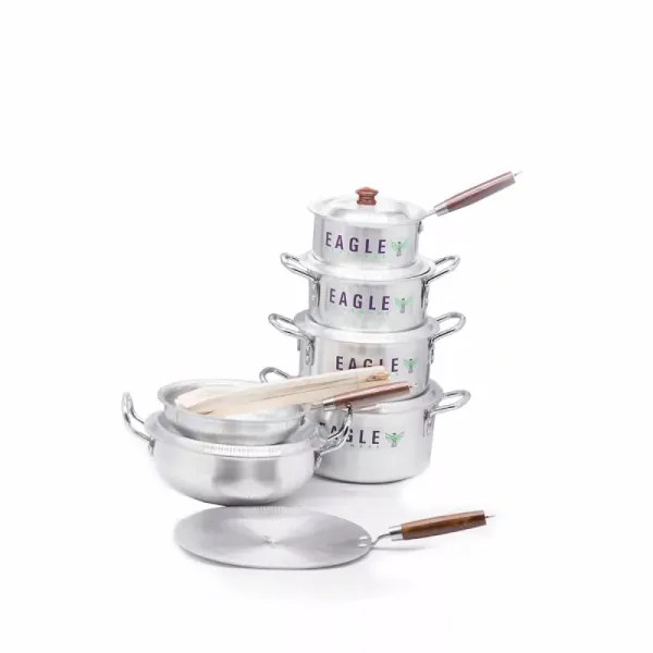 Nadstar Aluminium Casserole Eagle Gift Set 15pcs