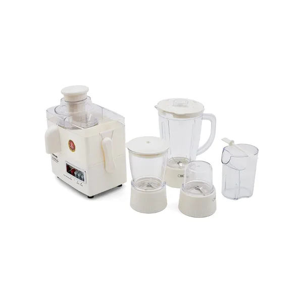 Nikai Juicer Extractor 1.6L 4 in 1 Juicer Blender Meat Chopper and Grinder 300W NFP1724N 2 Speed With Pulse Function Powerful Motor With Thermostat Stainless Steel Blades